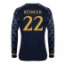 Real Madrid Antonio Rudiger #22 Replika Borta matchkläder 2023-24 Långa ärmar